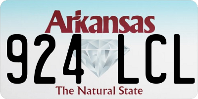 AR license plate 924LCL