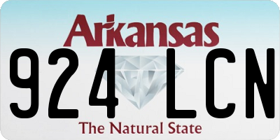 AR license plate 924LCN