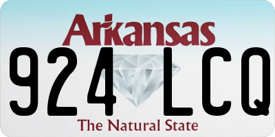 AR license plate 924LCQ
