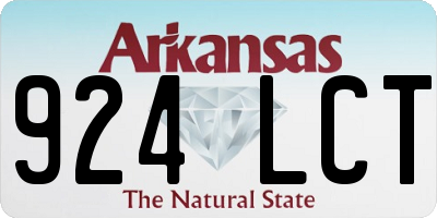 AR license plate 924LCT