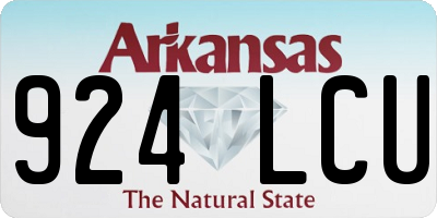 AR license plate 924LCU