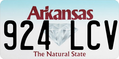 AR license plate 924LCV