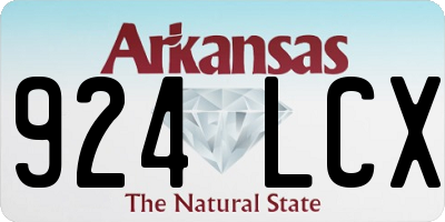 AR license plate 924LCX