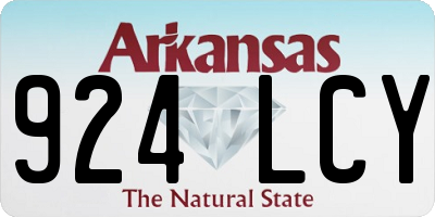 AR license plate 924LCY