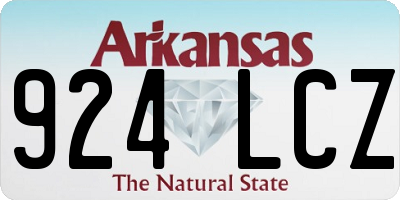 AR license plate 924LCZ