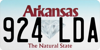 AR license plate 924LDA