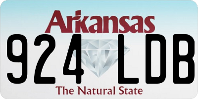 AR license plate 924LDB