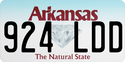 AR license plate 924LDD