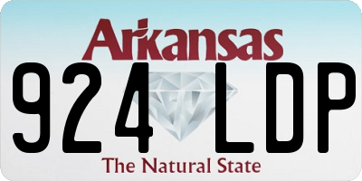 AR license plate 924LDP