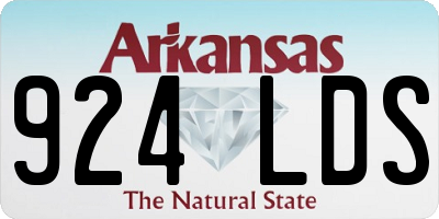 AR license plate 924LDS