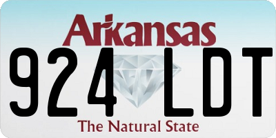 AR license plate 924LDT