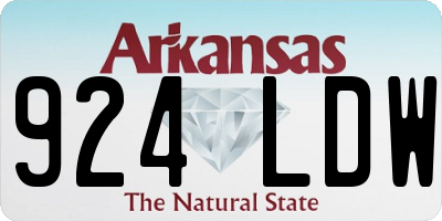 AR license plate 924LDW