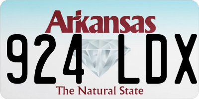AR license plate 924LDX