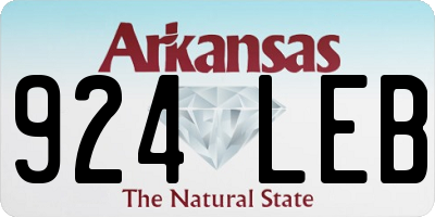 AR license plate 924LEB