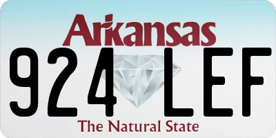 AR license plate 924LEF