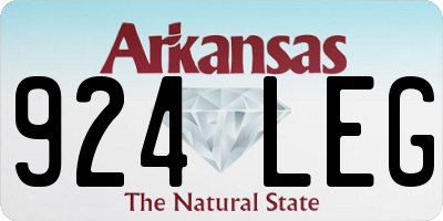 AR license plate 924LEG