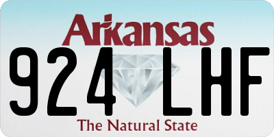 AR license plate 924LHF