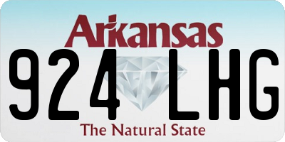 AR license plate 924LHG
