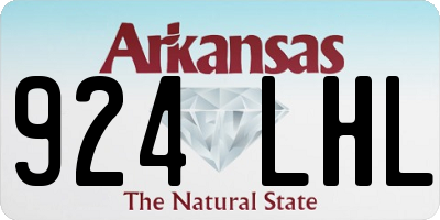 AR license plate 924LHL