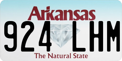 AR license plate 924LHM