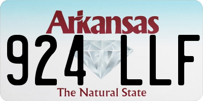 AR license plate 924LLF