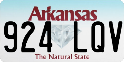 AR license plate 924LQV