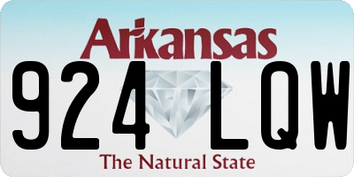 AR license plate 924LQW