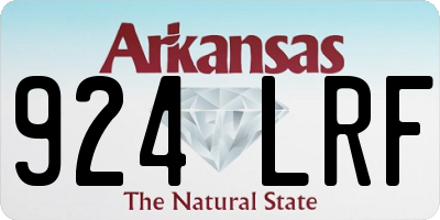 AR license plate 924LRF