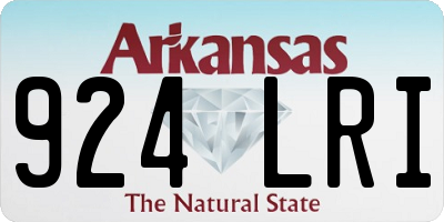 AR license plate 924LRI