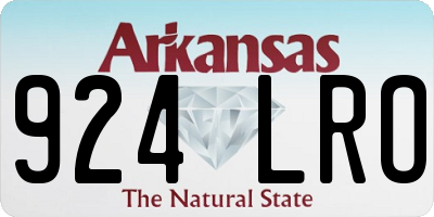 AR license plate 924LRO
