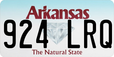 AR license plate 924LRQ