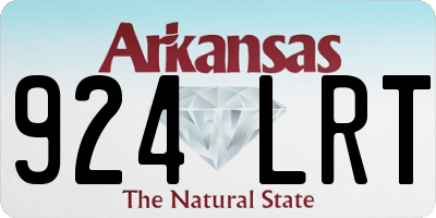 AR license plate 924LRT