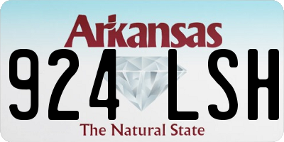 AR license plate 924LSH