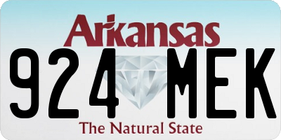 AR license plate 924MEK