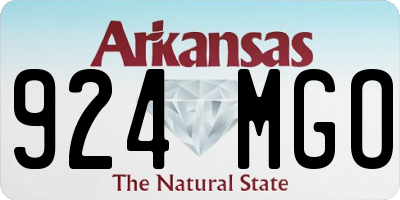 AR license plate 924MGO