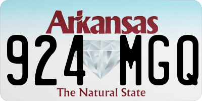 AR license plate 924MGQ