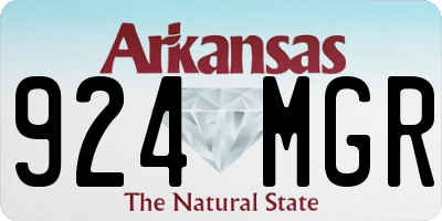 AR license plate 924MGR