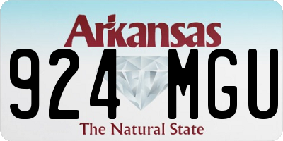 AR license plate 924MGU