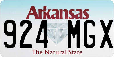 AR license plate 924MGX