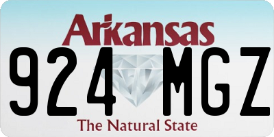 AR license plate 924MGZ