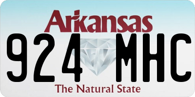 AR license plate 924MHC