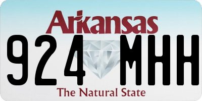 AR license plate 924MHH