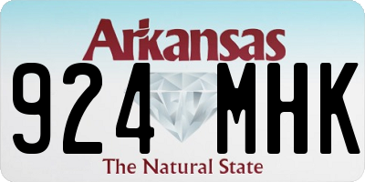 AR license plate 924MHK