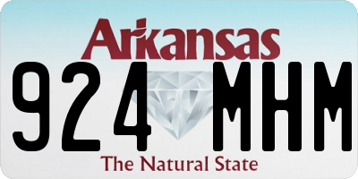 AR license plate 924MHM