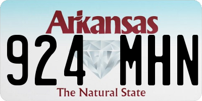 AR license plate 924MHN