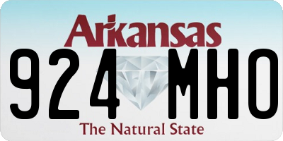 AR license plate 924MHO