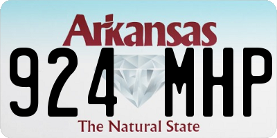 AR license plate 924MHP