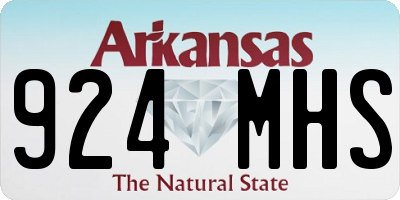 AR license plate 924MHS