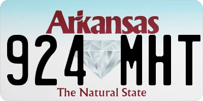 AR license plate 924MHT
