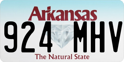 AR license plate 924MHV